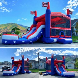 All American XL Bounce House W/Slide