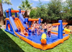 Pirate20best 1680462628 Pirate Blaster Kids Water Park Bounce House W/Slide